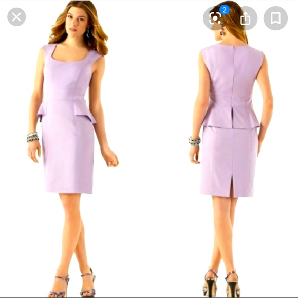 White House Black Market Lavender Dress 